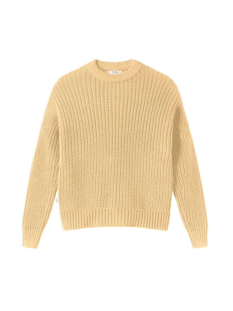 4Seasons Frauen Strickpullover - gelb