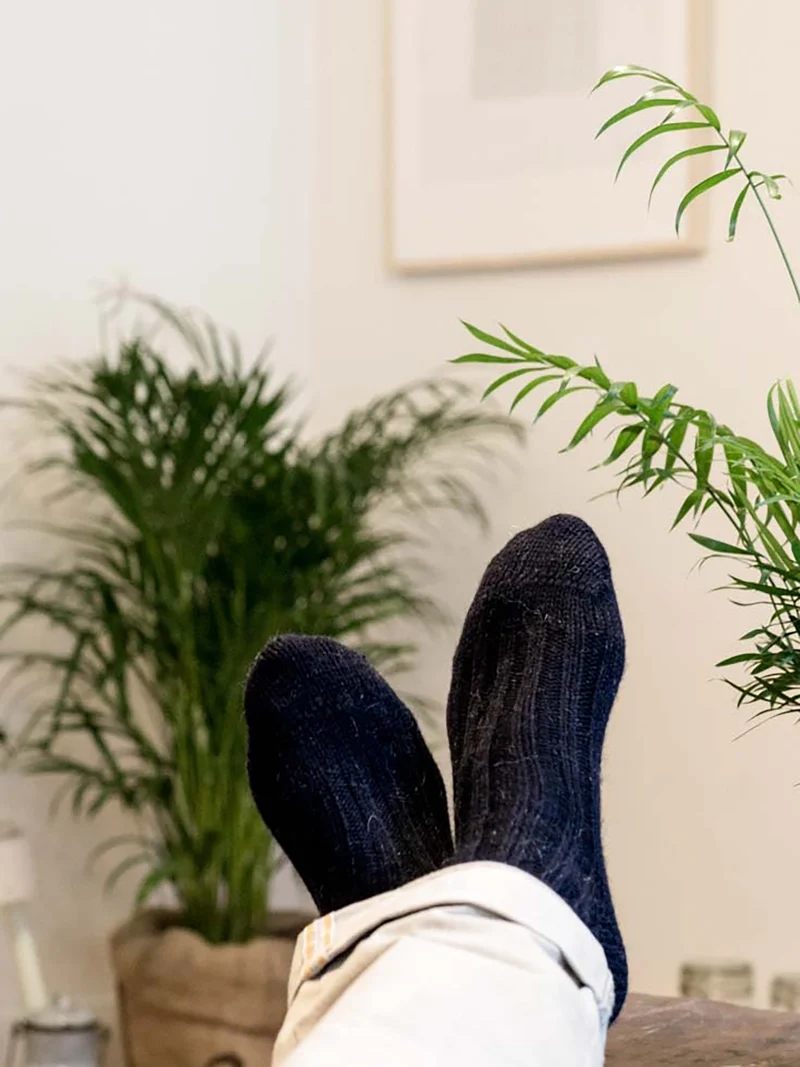 Wollsocken - navy