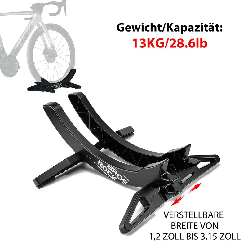 ROCKBROS Fahrrad Parkständer, verstellbare Fahrradständer für 26–80 mm 2 pcs