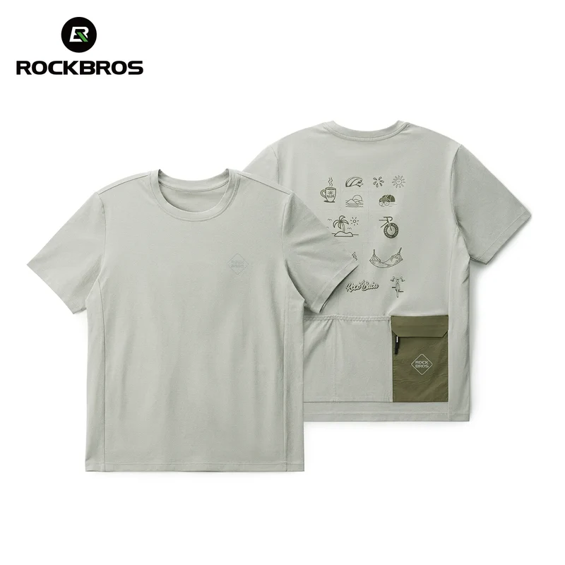 Lässiges Rad-T-Shirt mit kurzen Ärmeln – Urban-Serie