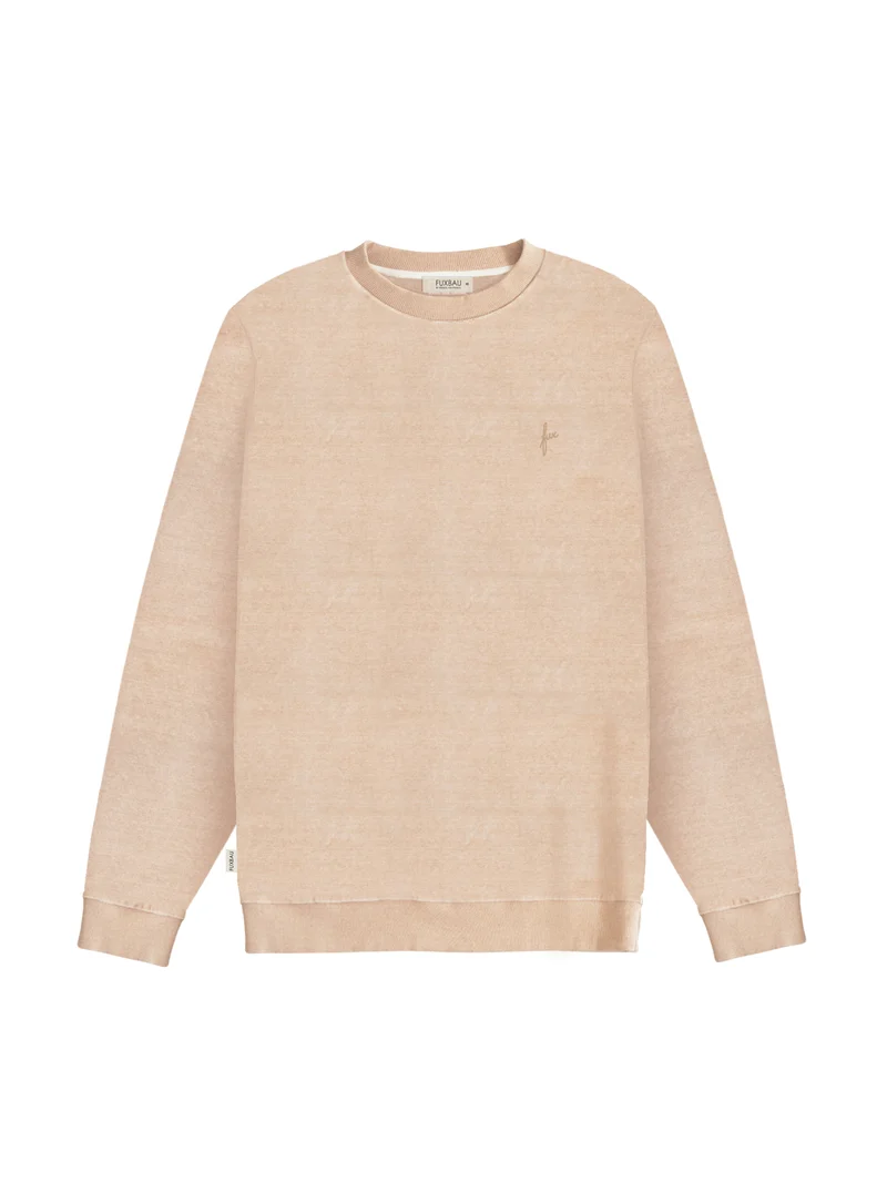 Männer Samt Pullover - beige gelb geriffelt