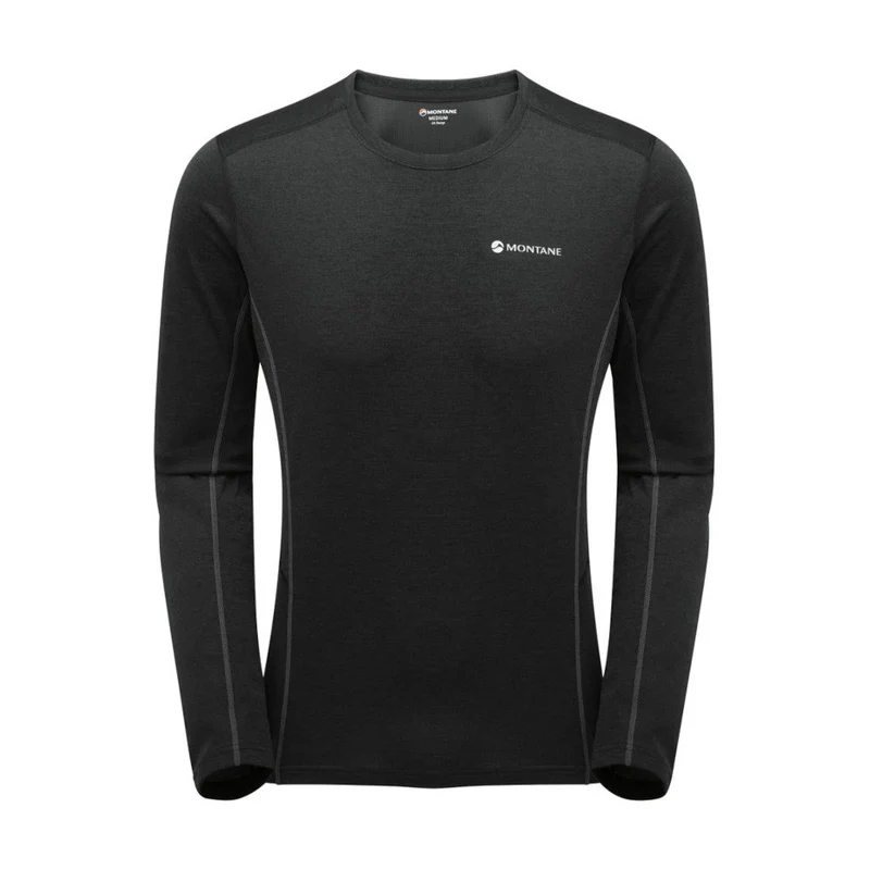 Montane - Dart Langarm-T-Shirt Schwarz