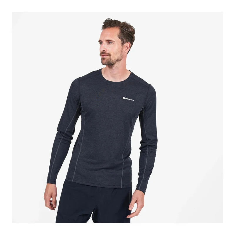 Montane - Dart Langarm-T-Shirt Schwarz