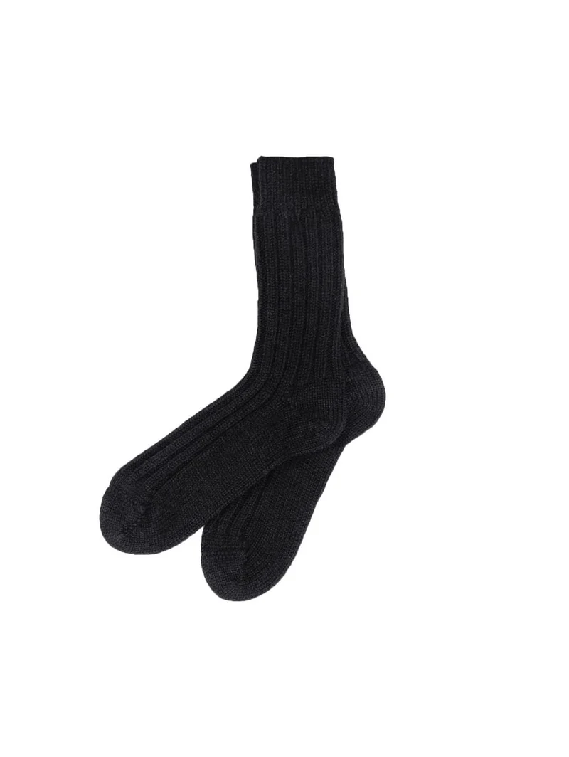 Wollsocken - schwarz