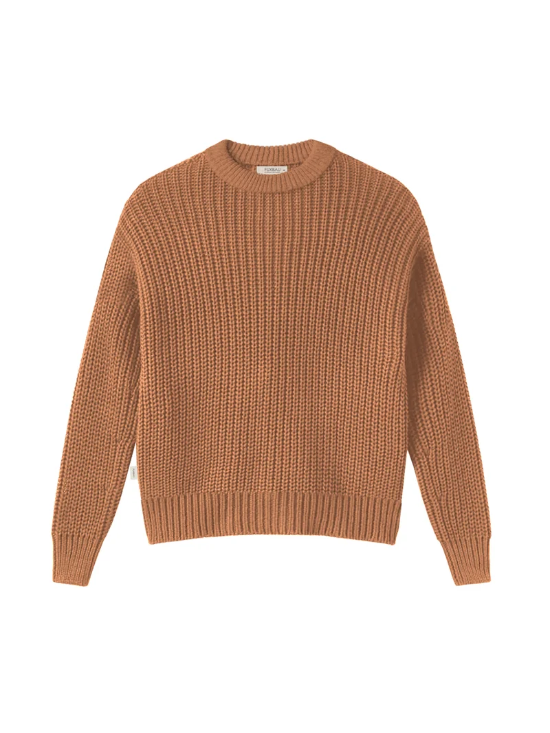 4Seasons Frauen Strickpullover - rostbraun