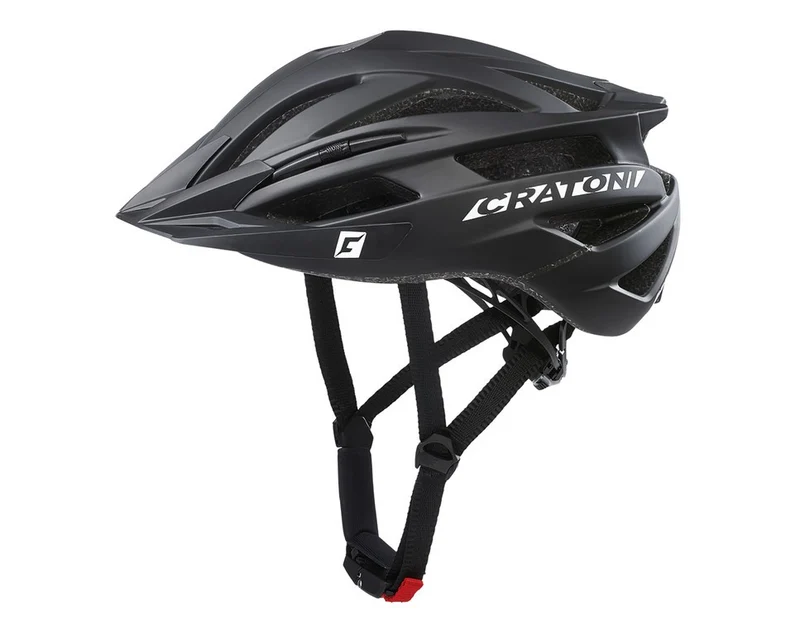 Cratoni Fahrradhelm Agravic (MTB) schwarz matt, Gr. L/XL (58-62cm)