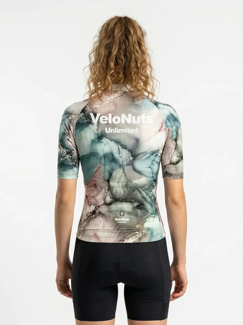 Damen-Radtrikot Liquid Terrain