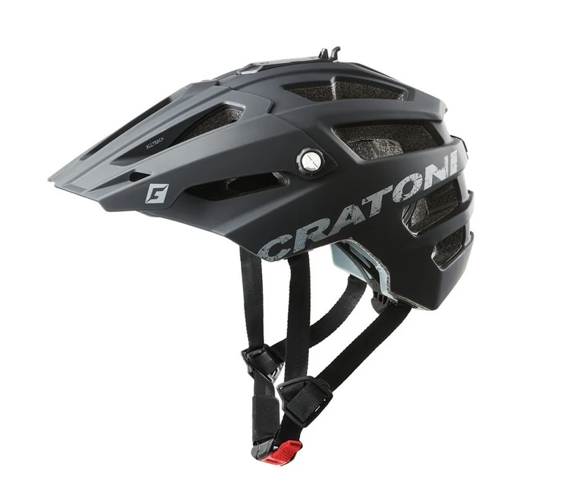 Cratoni Fahrradhelm AllTrack (MTB) schwarz gummiert, Gr. S/M (54-58cm)