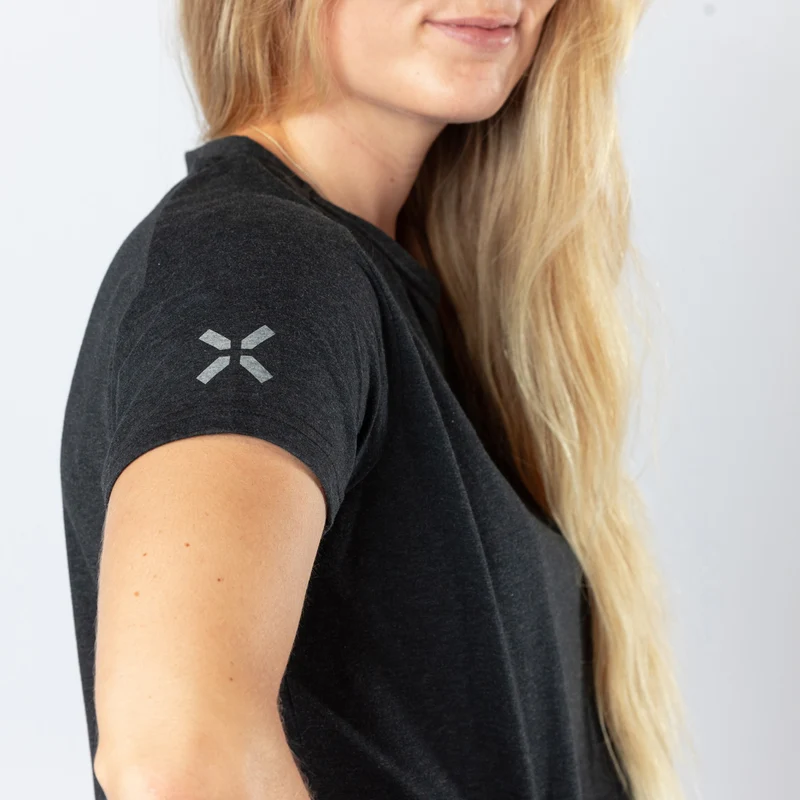 Damen Flow 1.2 Tech Tee schwarz