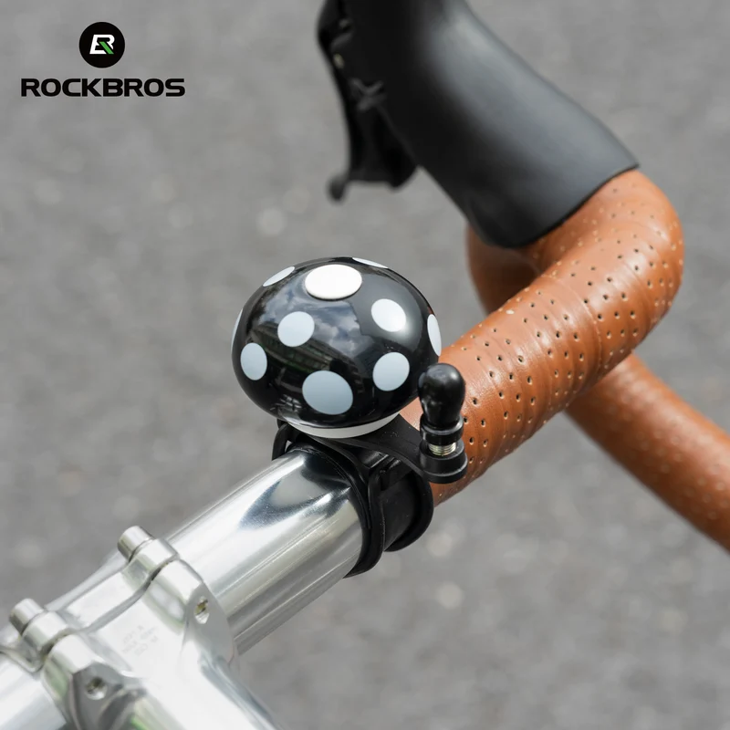 Rockbros Fahrradklingel Pilzform, Vintage & Cartoon für Rennrad, MTB, Klapprad & Kinderfahrrad