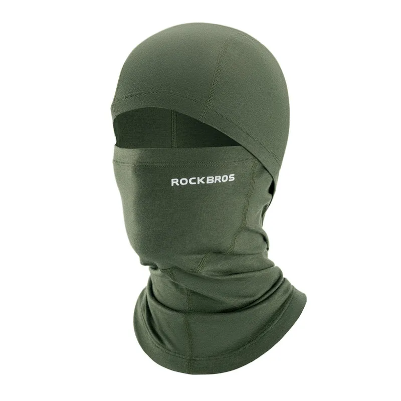 Rockbros Sturmhaube Tencel Merinowolle, winddicht warm, Winter Balaclava