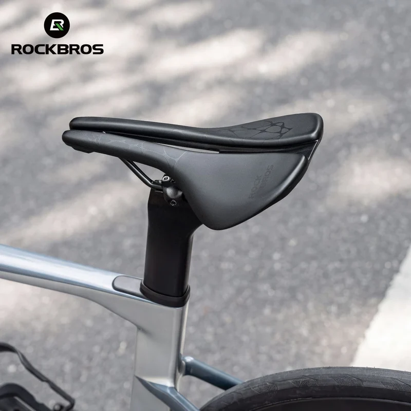 Sport-Fahrradsattel mit ergonomischem Design und Cr-Mo-Gestell