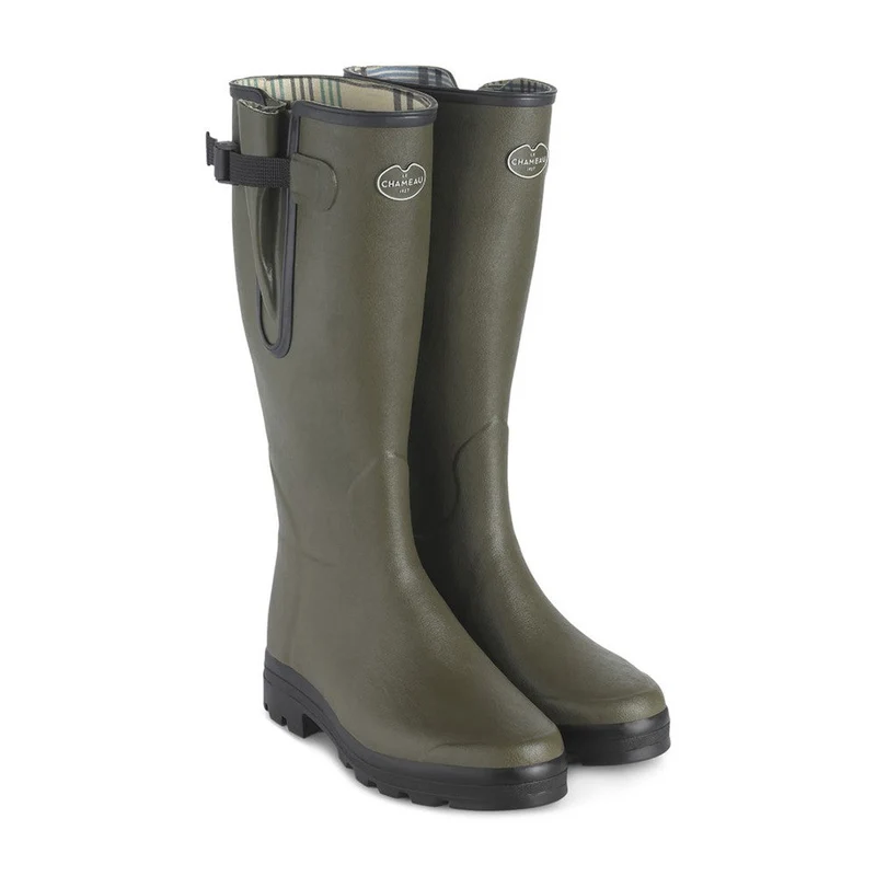 Le Chameau - Vierzon Herren Gummistiefel mit Jerseyfutter // Dunkelgrün