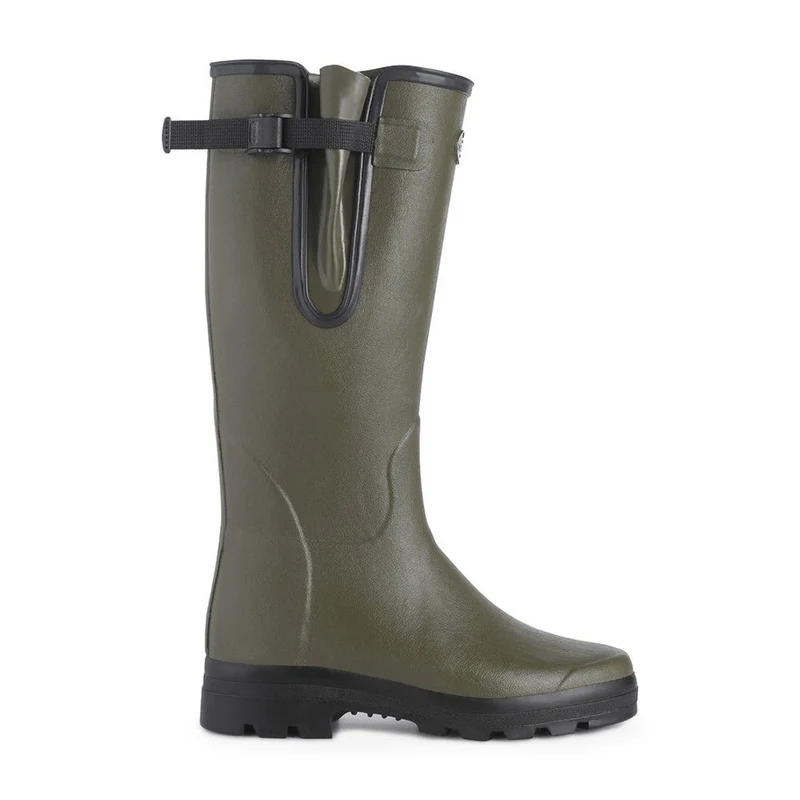 Le Chameau - Vierzon Herren Gummistiefel mit Jerseyfutter // Dunkelgrün