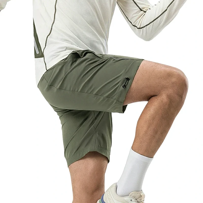 Herren Sommer Shorts Army Grün