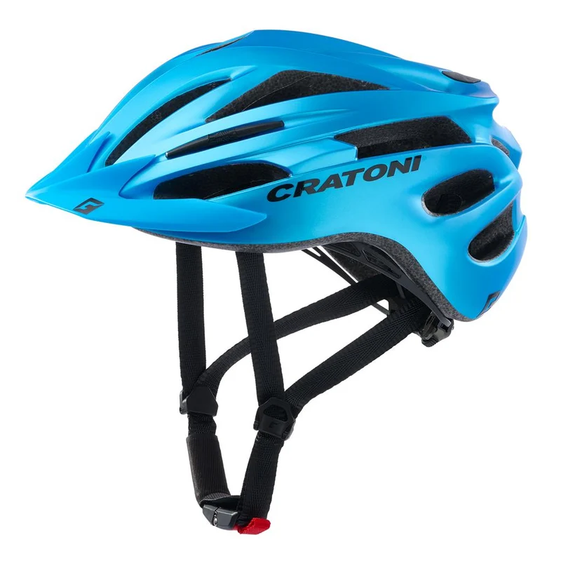 Cratoni Fahrradhelm Pacer blau metallic matt, Gr. S/M (54-58cm)
