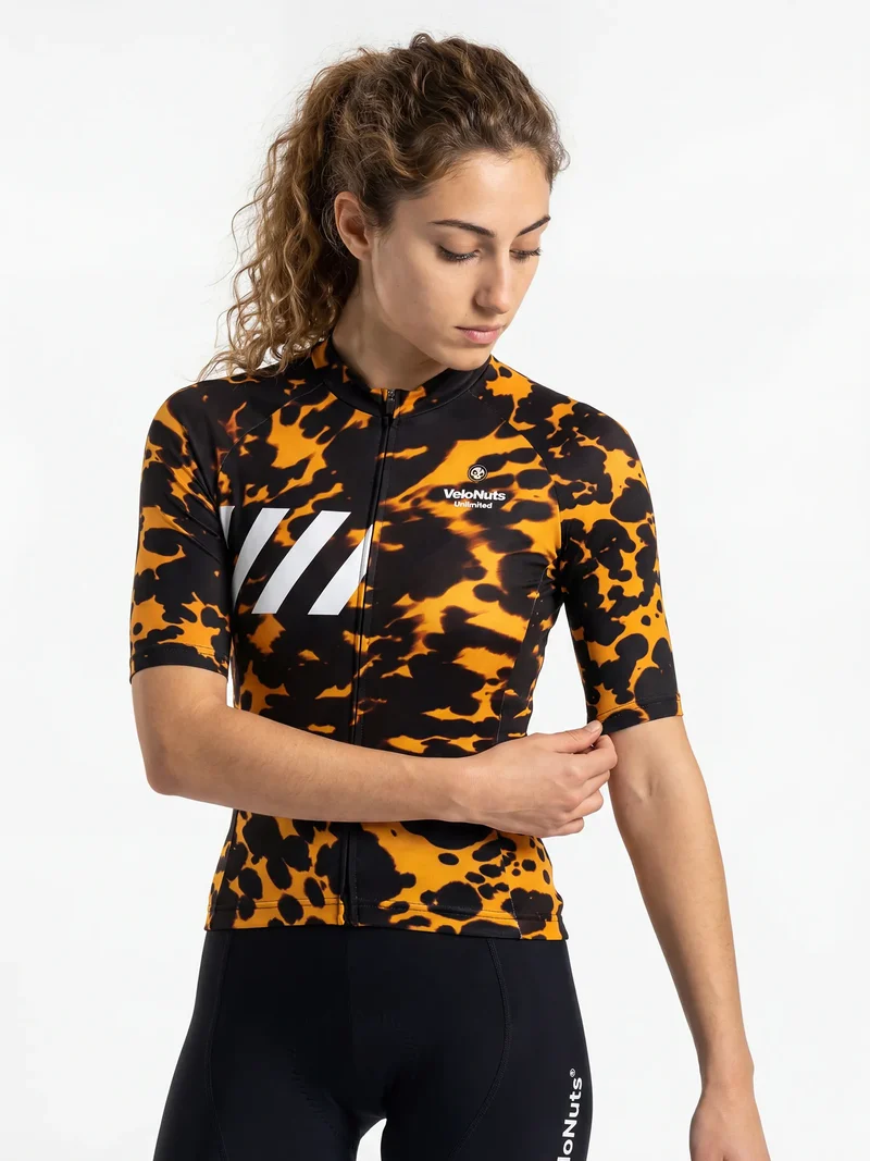 Damen-Radtrikot Pelzcode