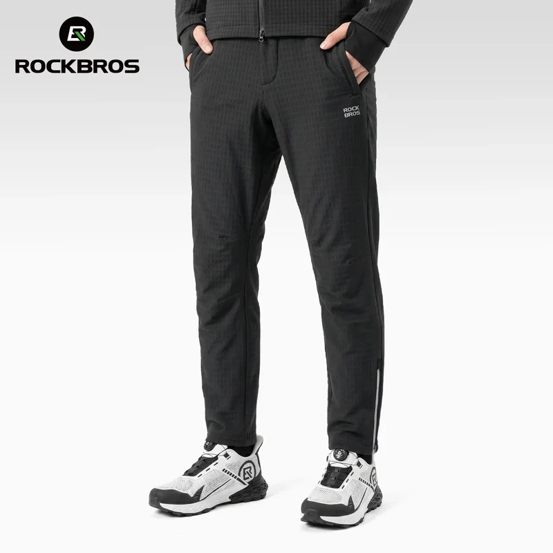 ROCKBROS WindStop Fleece - Lange Fahrradhose Winter