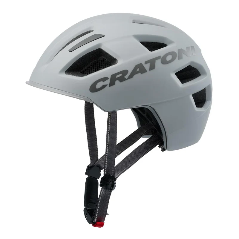 Cratoni Fahrradhelm C-Pure (City) grau matt, Gr. M/L (58-61cm)