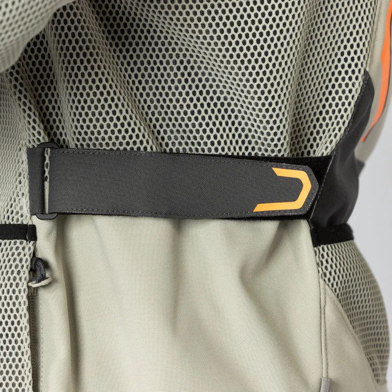 Tourster-BigAir 1.0 Jacke steingrau-dunkelgrau-orange
