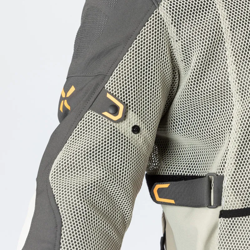 Tourster-BigAir 1.0 Jacke steingrau-dunkelgrau-orange