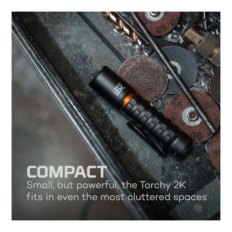Nebo - Torchy 2k wiederaufladbare Taschenlampe 2000 Lumen