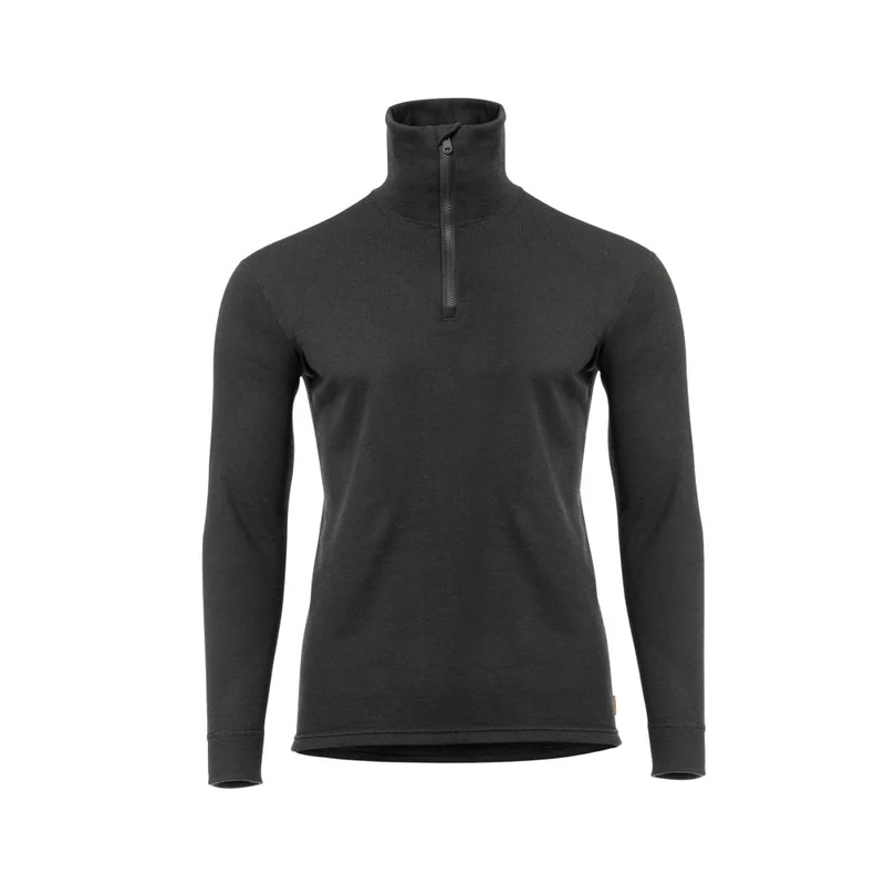 Aclima - WoolTerry 220g Herrenpolo // Schwarz
