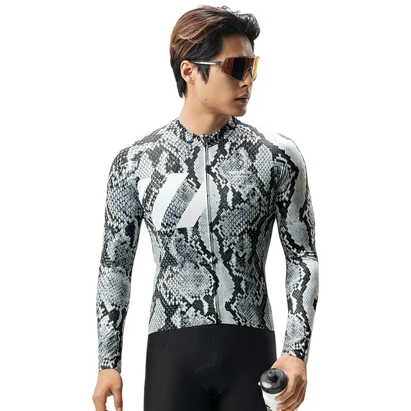 Velonuts SORA SERIES Herren Radtrikot Langarm „Drachenhaut“