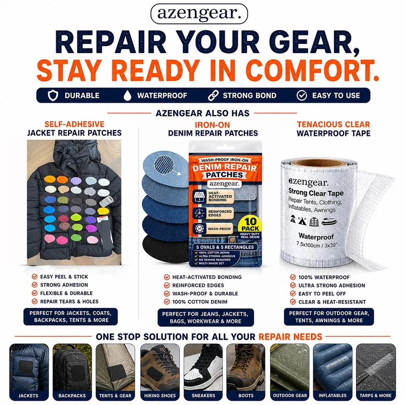 Shoe Heel Repair & Big Toe Hole Preventer Patch Kit