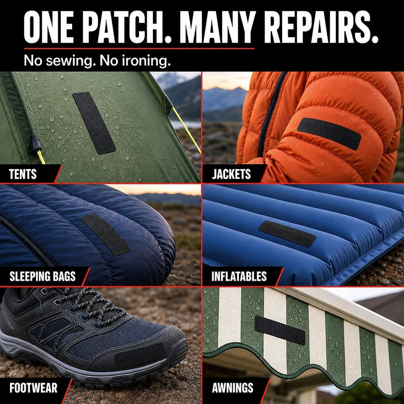 Stick-On Repair Patches - Waterproof, Tear-Cold-Heat-Resistant