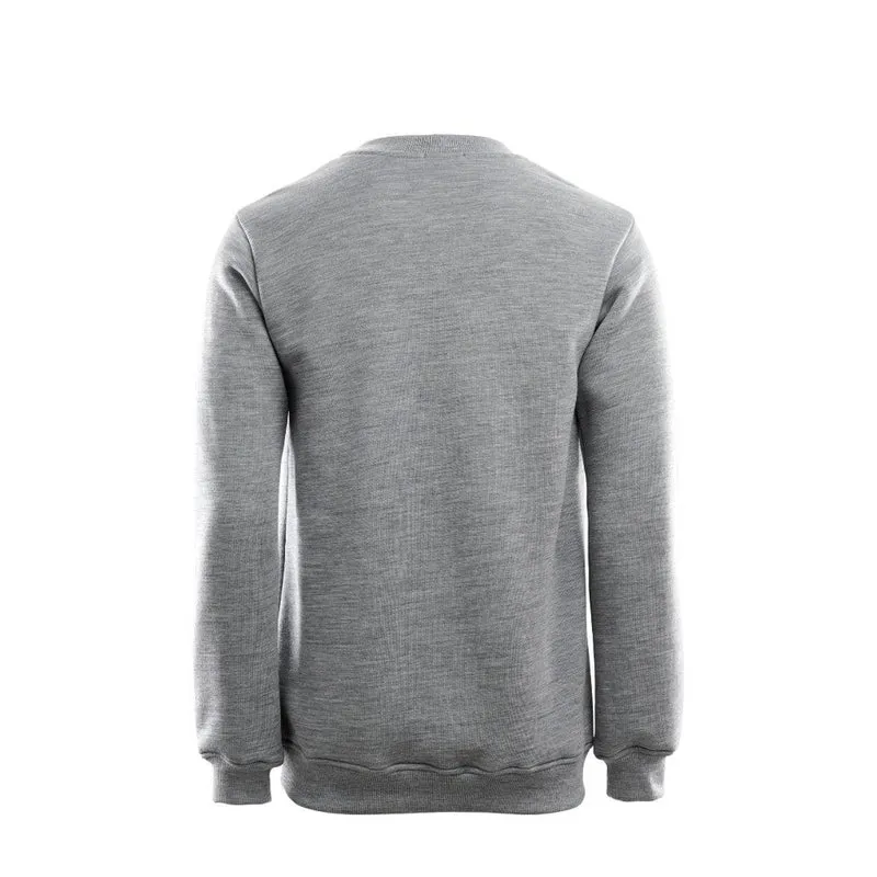 Aclima - Pullover aus Fleecewolle mit Rundhalsausschnitt // Grau