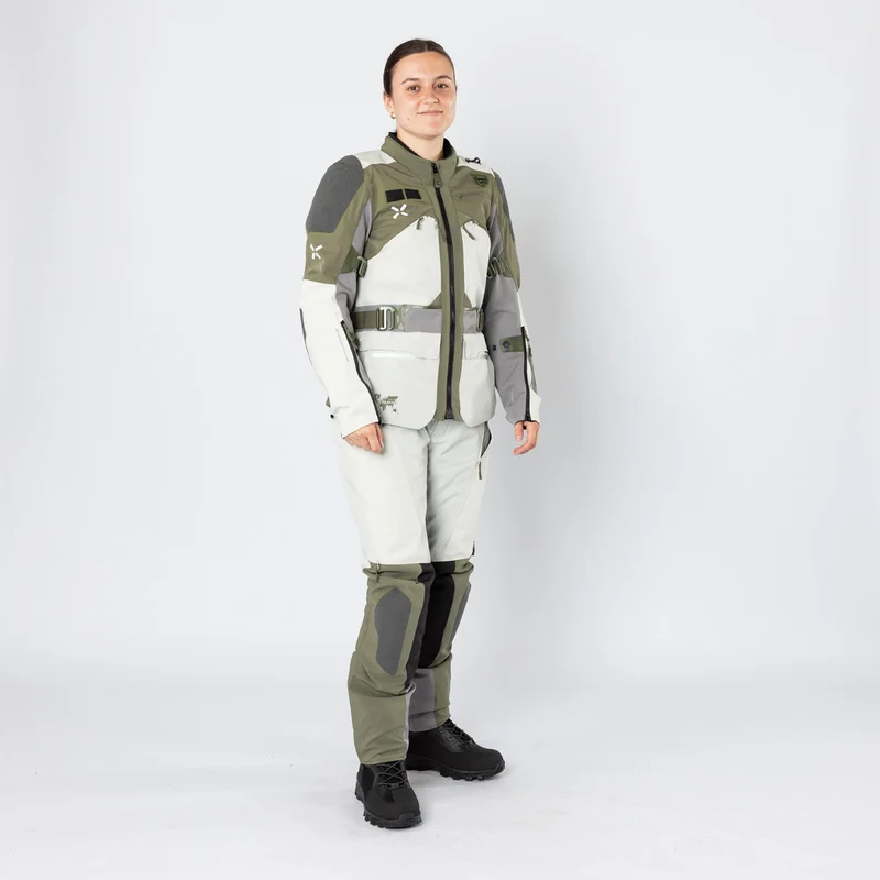 Damen Venture-Air 1.0 Hose hellgrau-oliv