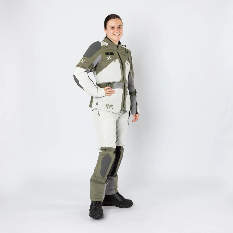 Damen Venture-Air 1.0 Hose hellgrau-oliv