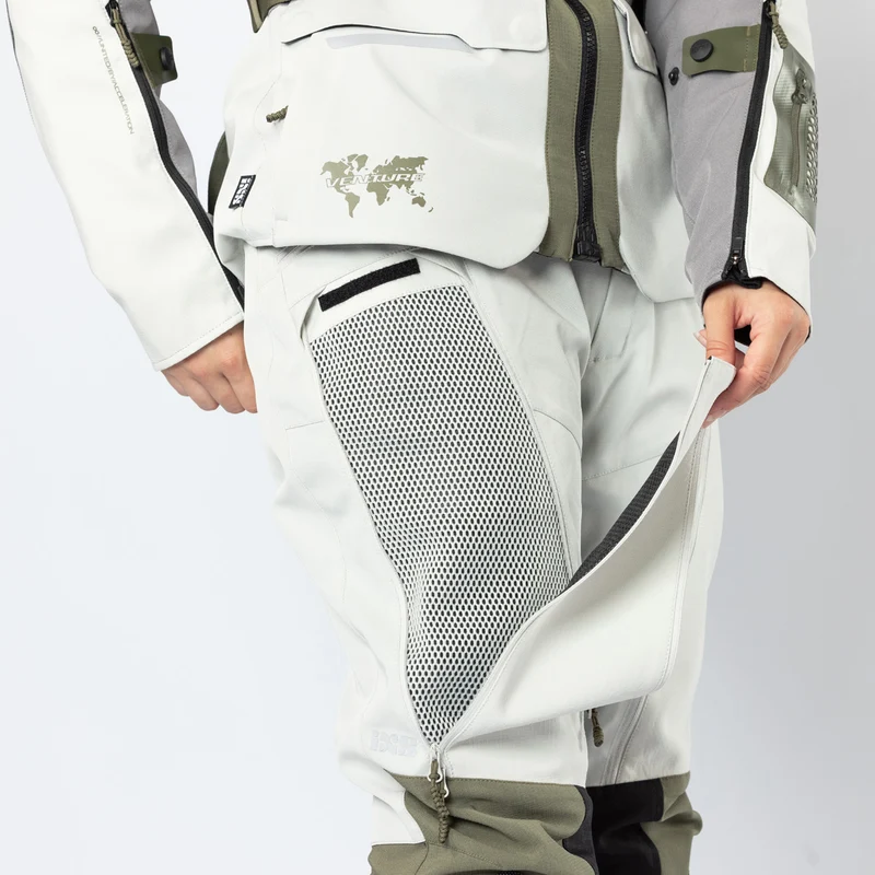 Damen Venture-Air 1.0 Hose hellgrau-oliv