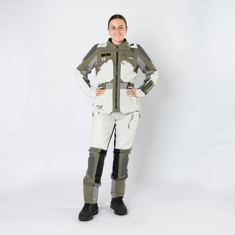 Damen Venture-Air 1.0 Jacke hellgrau-oliv