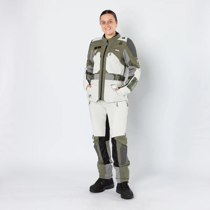 Damen Venture-Air 1.0 Jacke hellgrau-oliv