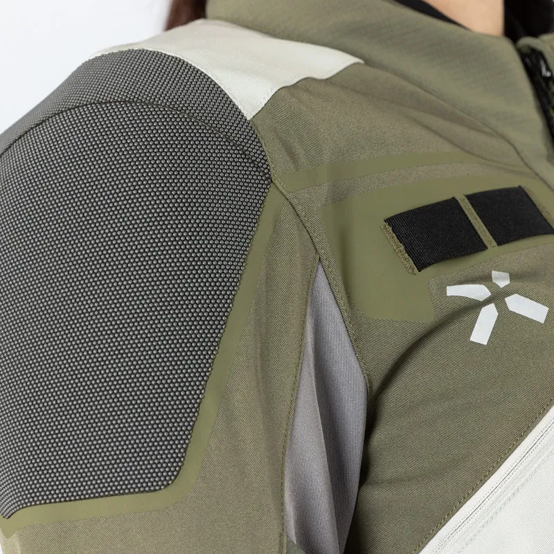 Damen Venture-Air 1.0 Jacke hellgrau-oliv