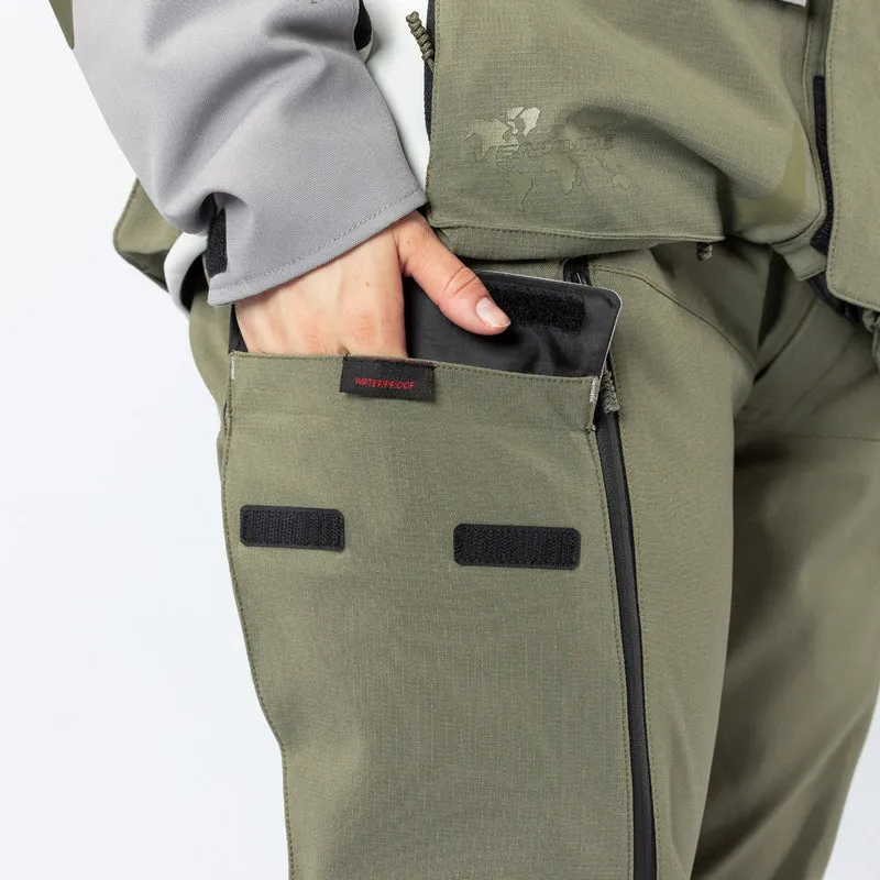 Damen Venture-STX 1.0 Laminathose oliv-hellgrau