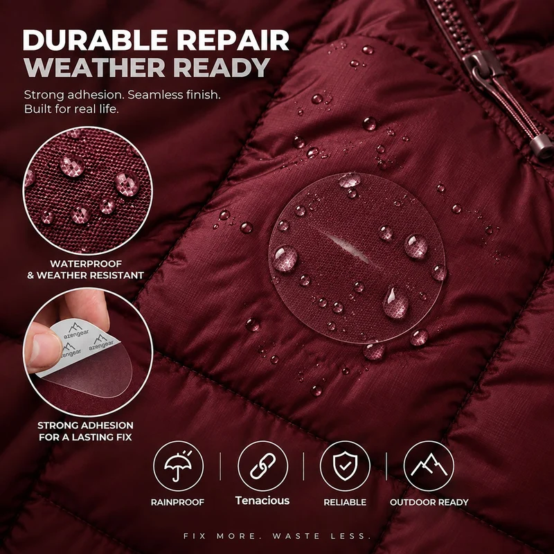 Self-Adhesive Puffer Jacket Repair Patches (30+ Colours)