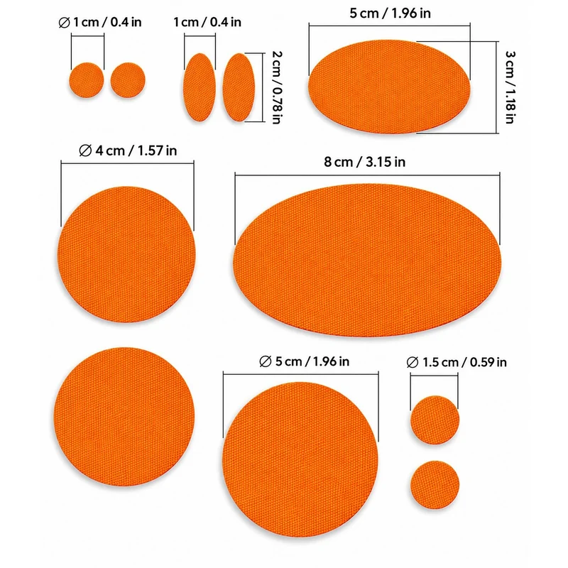 Self-Adhesive Puffer Jacket Repair Patches (30+ Colours)
