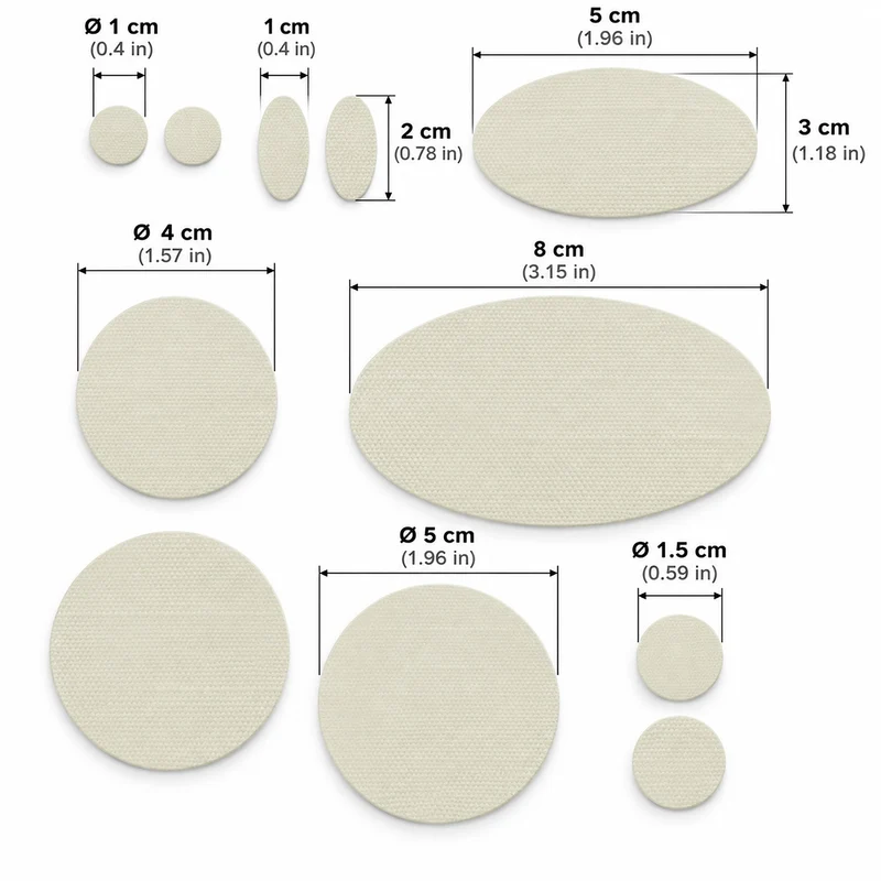 Self-Adhesive Puffer Jacket Repair Patches (30+ Colours)