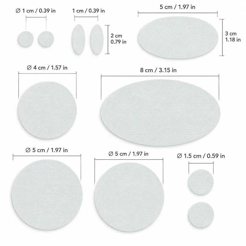 Self-Adhesive Puffer Jacket Repair Patches (30+ Colours)