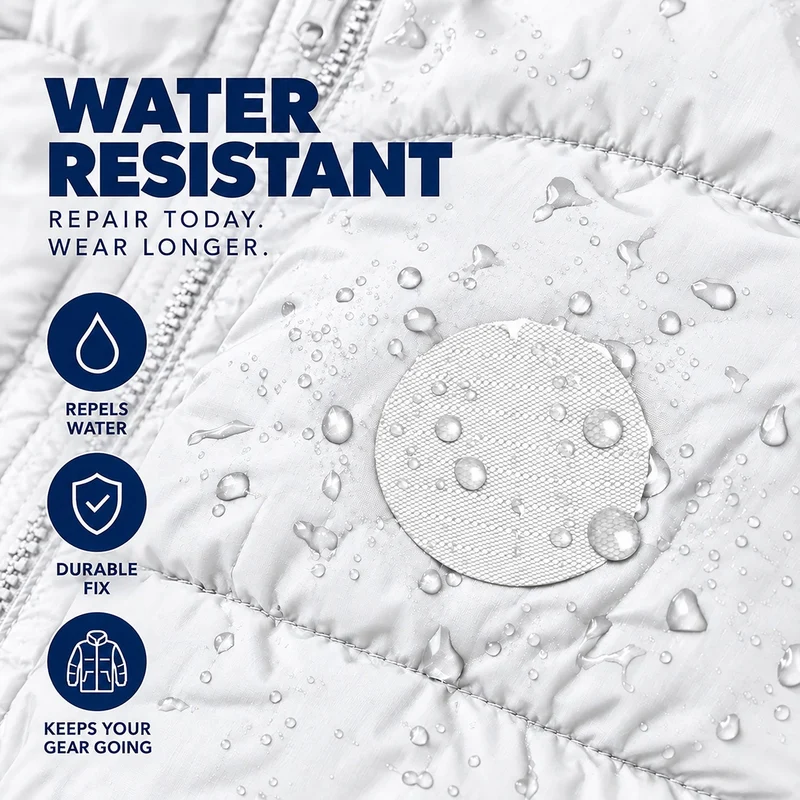 Self-Adhesive Puffer Jacket Repair Patches (30+ Colours)