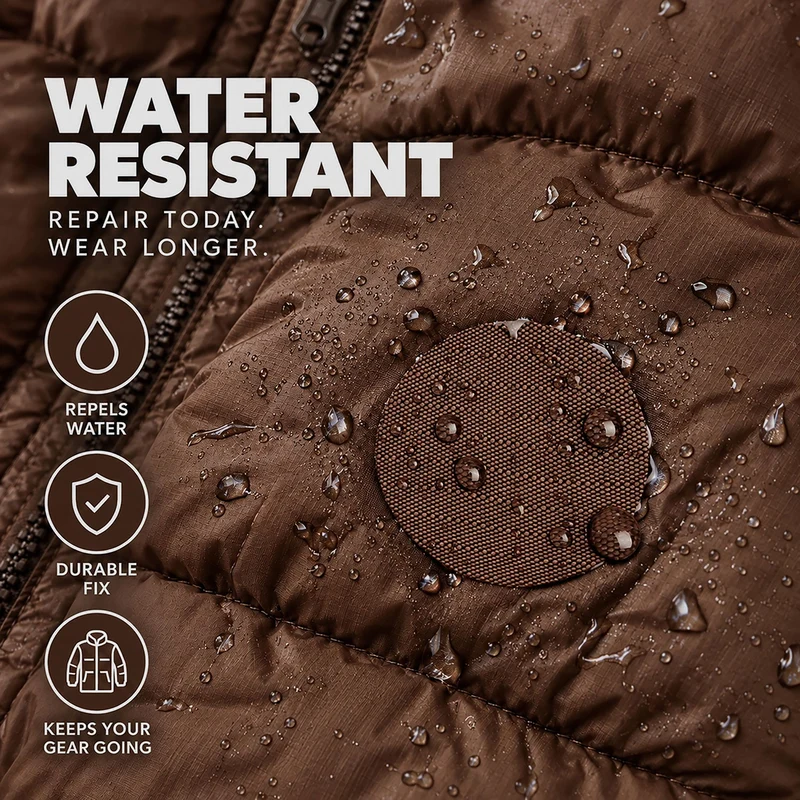 Self-Adhesive Puffer Jacket Repair Patches (30+ Colours)