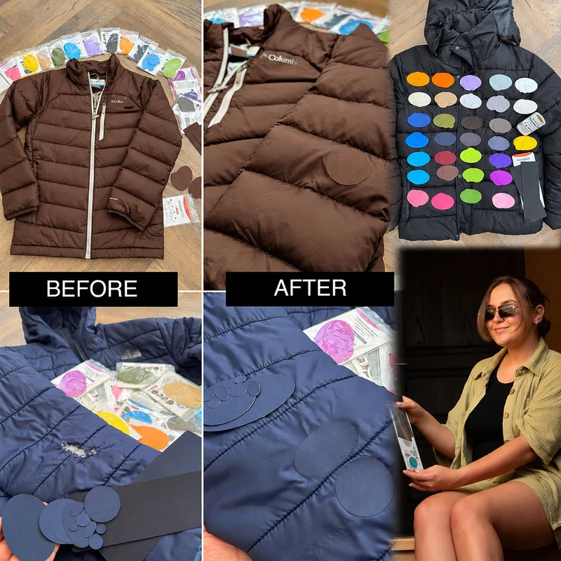 Self-Adhesive Puffer Jacket Repair Patches (30+ Colours)