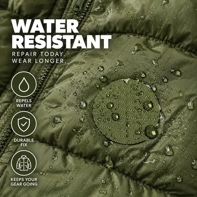 Self-Adhesive Puffer Jacket Repair Patches (30+ Colours)