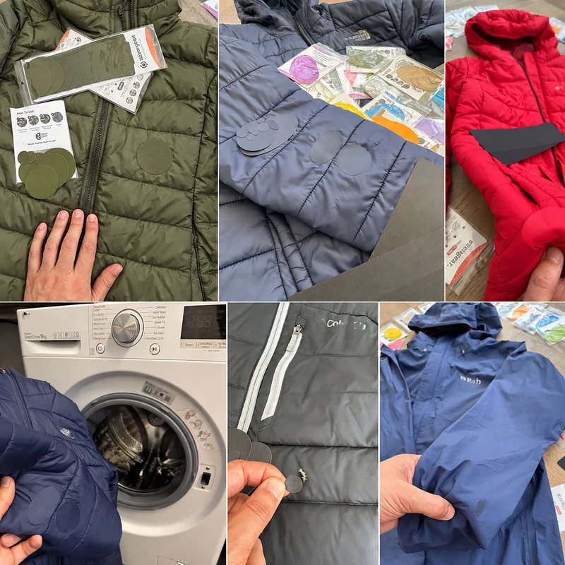 Self-Adhesive Puffer Jacket Repair Patches (30+ Colours)