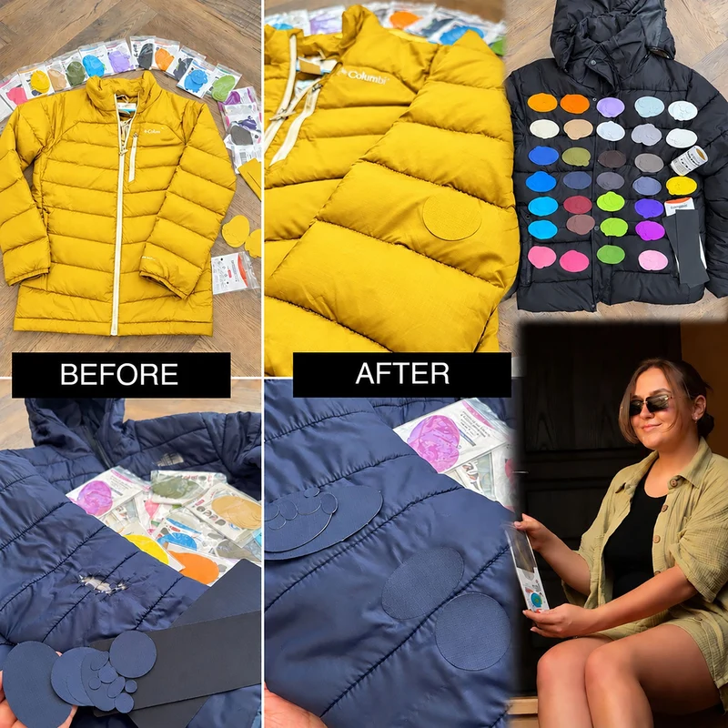 Self-Adhesive Puffer Jacket Repair Patches (30+ Colours)