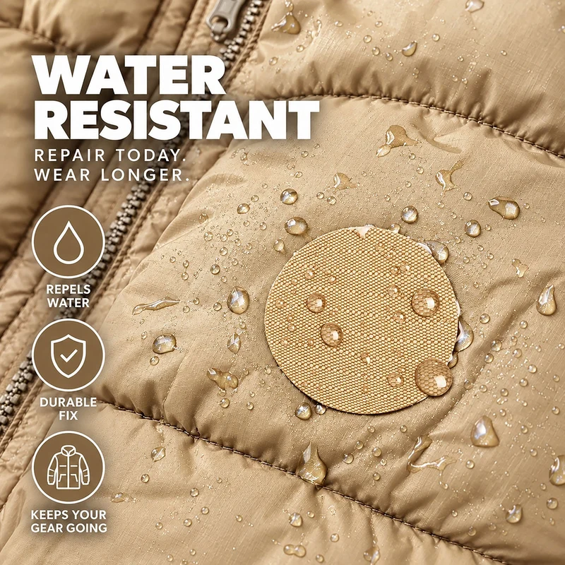 Self-Adhesive Puffer Jacket Repair Patches (30+ Colours)