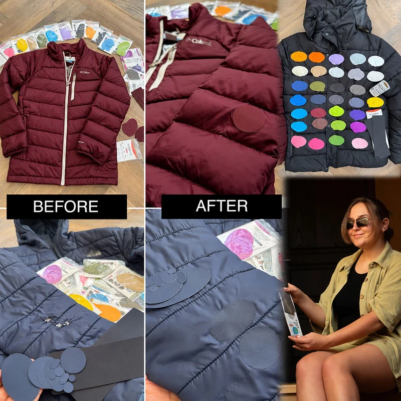 Self-Adhesive Puffer Jacket Repair Patches (30+ Colours)